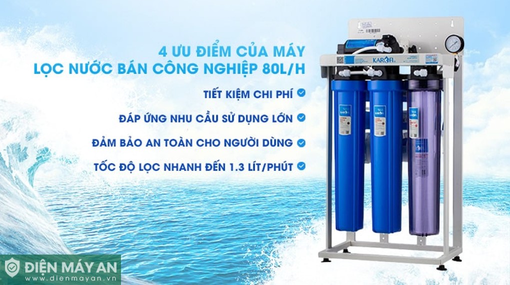 Máy lọc nước bán công nghiệp Karofi KT-KB80 (80 lít/giờ)